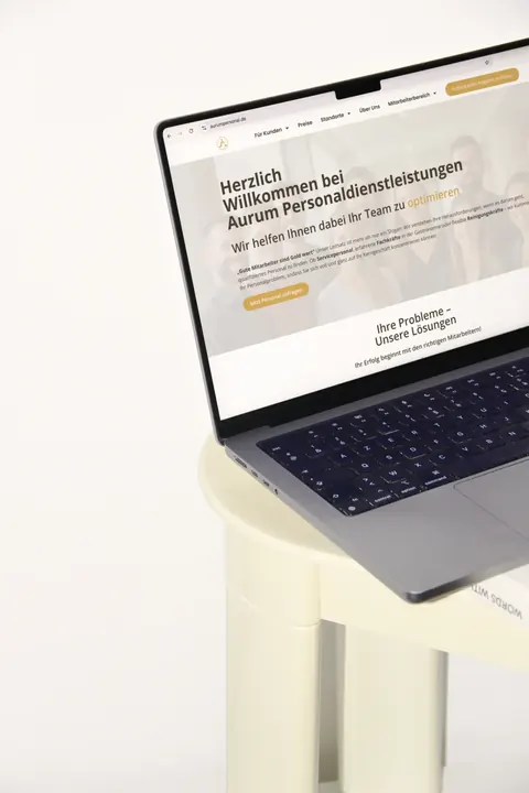 Website für Aurum Personaldienstleistungen