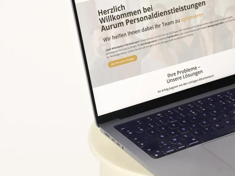 Projekt für Aurum Personaldienstleistungen